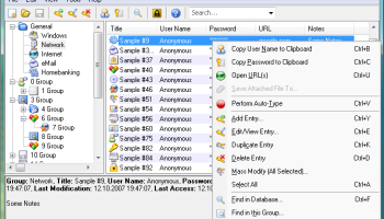 X-KeePass Password Safe screenshot