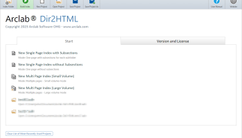 Arclab Dir2HTML Free screenshot