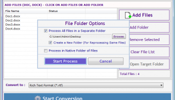 Doc to All Converter Batch screenshot