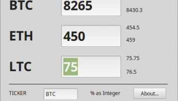 Asset to Gain Calculator screenshot