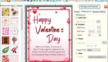 Greeting Card Designer Software screenshot