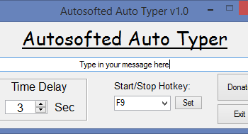 Auto Typer by Autosofted screenshot