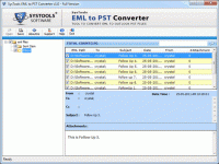 SysTools EML to PST Converter screenshot