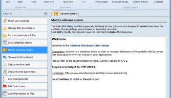 Paquet Builder screenshot
