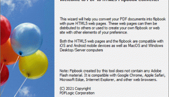 PDF to HTML5 Flip Book Converter screenshot
