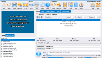 Karaoke Builder Studio screenshot