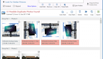 Duplicate Photo Finder screenshot