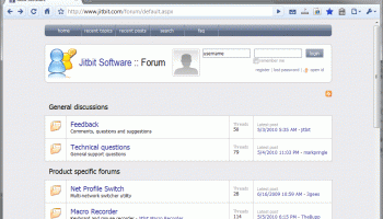 AspNetForum screenshot