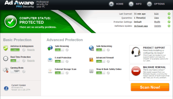 Ad-Aware Pro Security screenshot