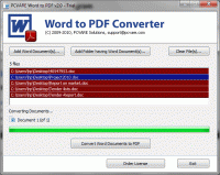 Batch Convert DOC to PDF screenshot