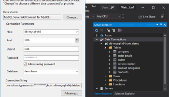 dotConnect for MySQL screenshot