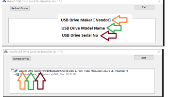 ttdsoft USB Drive identifier screenshot