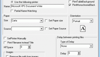 HTMLPrint screenshot