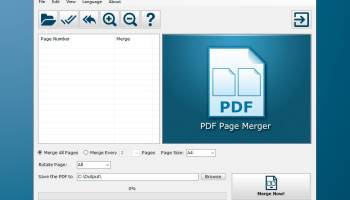PDF Page Merger screenshot