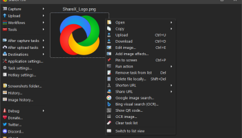 ShareX Portable screenshot