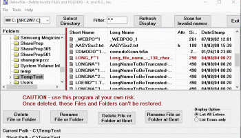 DelinvFile screenshot