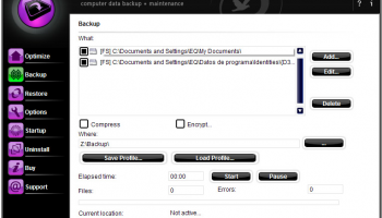 NETGATE Data Backup screenshot