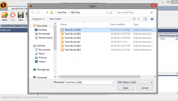 SysInfoTools NK2 File Recovery screenshot
