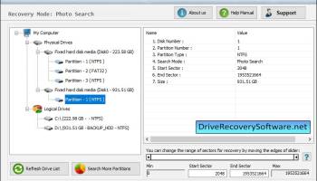 DDR Professional Data Recovery Software screenshot