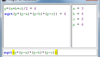 MagicPlot Calculator screenshot