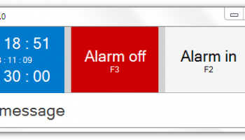Alarm screenshot