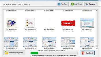 Pictures Recovery Software screenshot