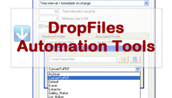 VeryUtils DropFiles Automation Tools screenshot
