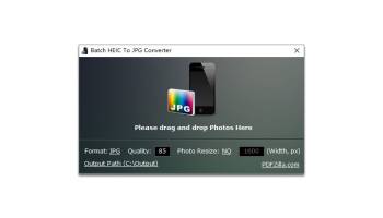 Batch HEIC To JPG Converter screenshot