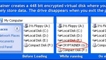 Cryptainer Enterprise Encryption Software screenshot