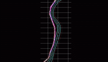 Topography in AutoCAD screenshot
