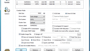 VSuite Ramdisk Professional Edition screenshot