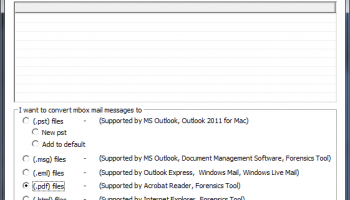 SoftSpire EML Converter screenshot