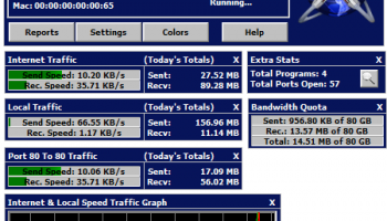 Simple Internet Meter screenshot