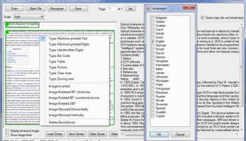 Nicomsoft OCR screenshot