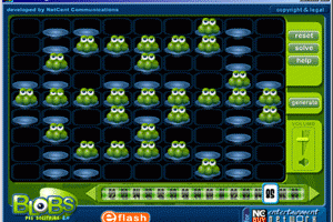 Blobs Peg Solitaire screenshot