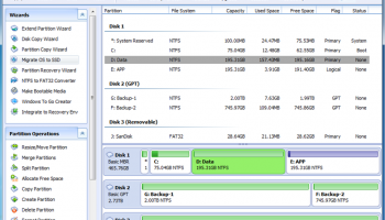 AOMEI Partition Assistant Standard Edition screenshot