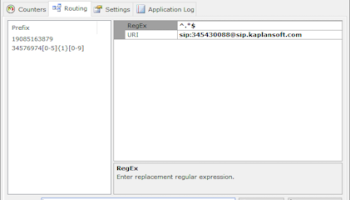 TekSIP Route Server screenshot