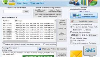 Bulk SMS Gateway screenshot