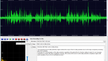 Dictaphone screenshot