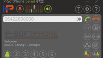 IP-SoftPhone screenshot
