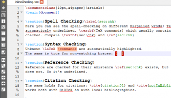 TeXstudio screenshot