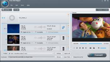 Blu-ray Master Free DVD Ripper screenshot