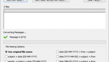 Convert MSG to EML screenshot
