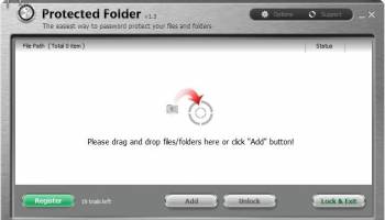 Protected Folder screenshot