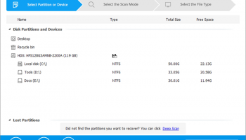 Bitwar Data Recovery Software screenshot