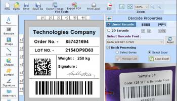 Barcode Generator Tool screenshot