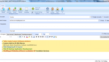 Advance Bulk Mailer screenshot