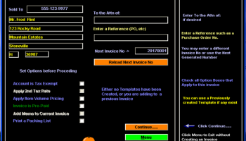 Citrus Invoicer screenshot