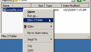 Files 2 Folder screenshot