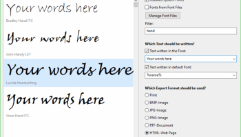 PrintMyFonts screenshot